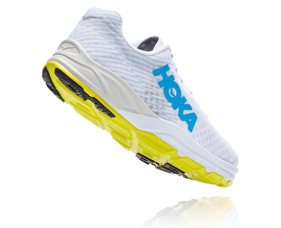 Hoka One One Running Shoes Mens White - EVO Carbon Rocket - 24136YNOF